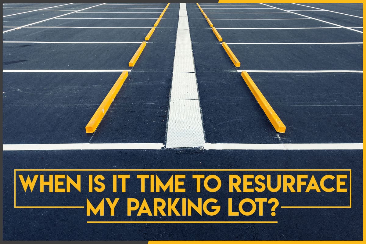 how long does it take to resurface a parking lot